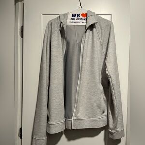 Lululemon men’s grey hoodie zip up